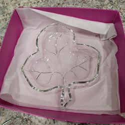 Pair Of Vintage Crystal Serving Dishes