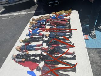 Marvel action figures  $5ea
