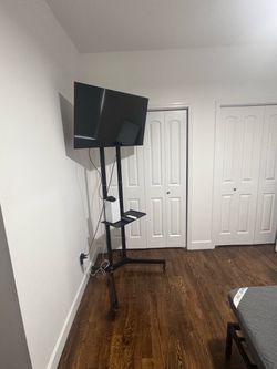 Couch, 4 TVs, 3 Queen size bed frames, Washer and Dryer,  3 Queen size mattresses, 2 Kitchen tables w 12 chairs, computer desk