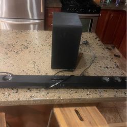 LG Sound Bar With Subwoofer 