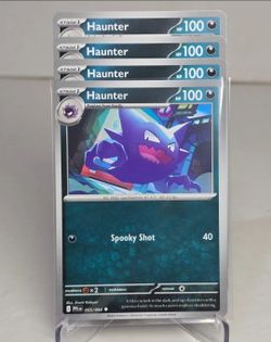 x4 Haunter 055/094 - Playset - Phantasmal Flames - English Pokemon TCG