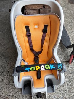 Topeak child bike seat and rear rack