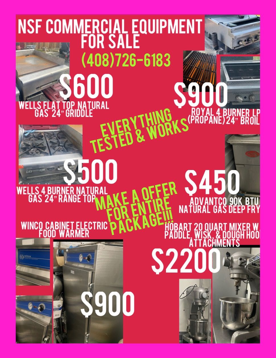 NSF Commercial Equipment For Sale for Sale in Campbell, CA OfferUp