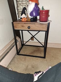 Miniature Side Table With Drawer (Handmade)