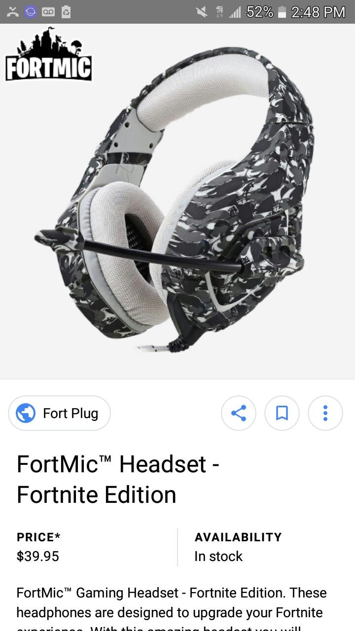 Fortmic gameing headset pc