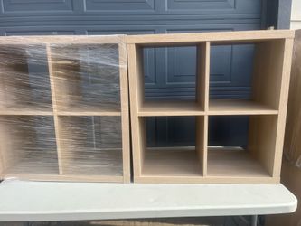 Wooden Cube Shelves Organize your home in style with these versatile wooden cube shelves.