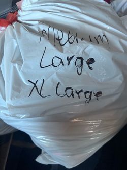 Bags of clothing
