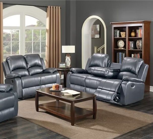 2 PC RECLINING SOFA SET NEW IN BOX