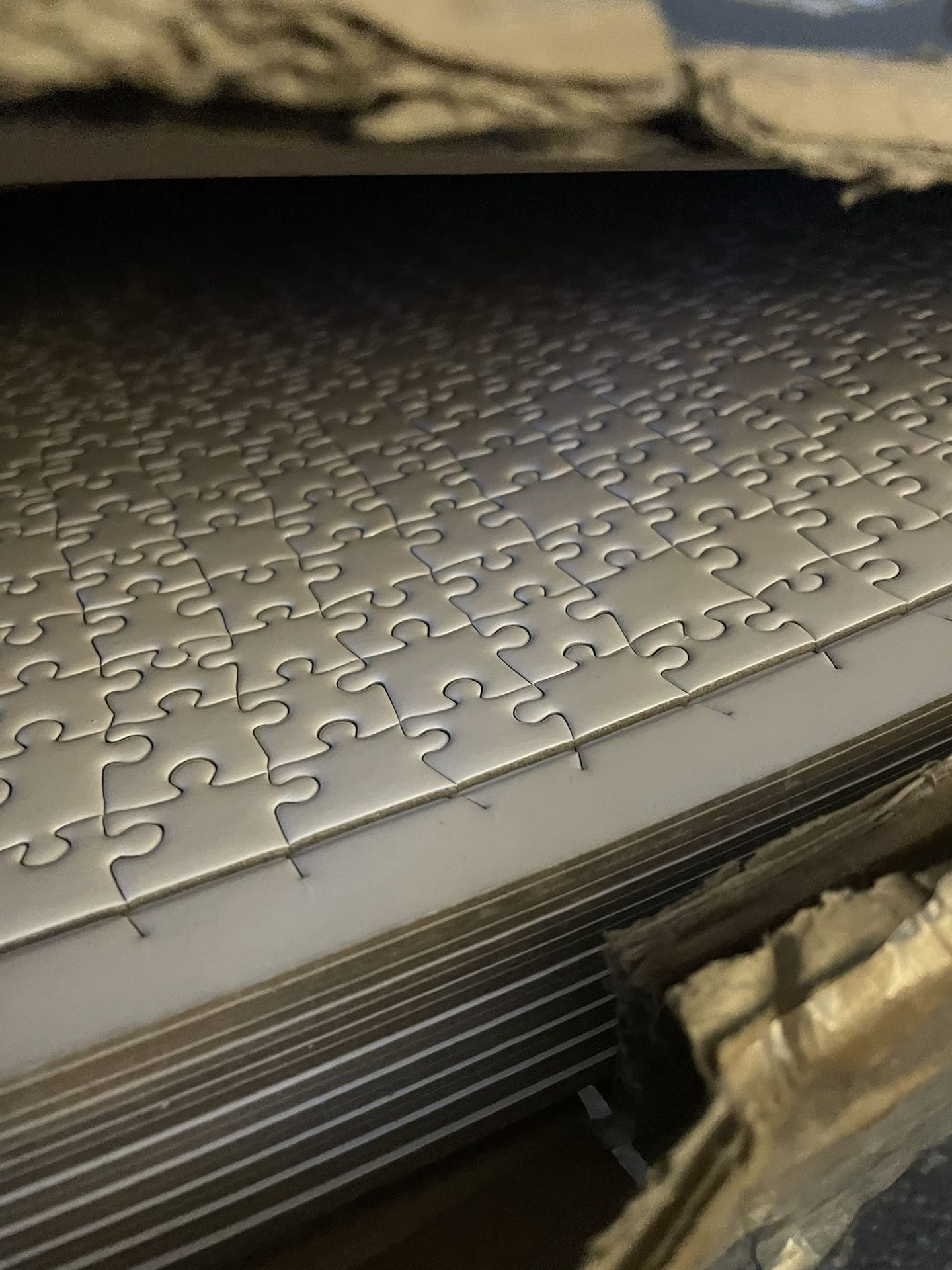 White Blank Puzzles