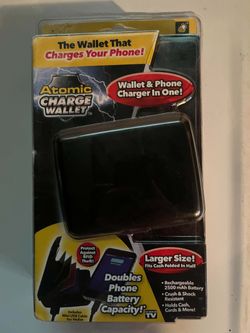 Automatic charge wallet & phone charger
