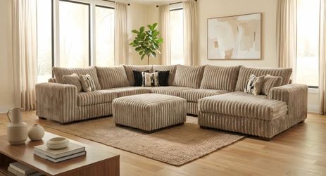 4PC MOCHA OVERSIZE SECTIONAL