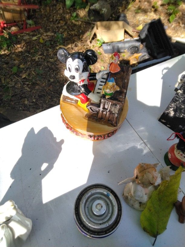 Vintage Mickey Mouse Music Box