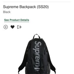 The Supreme Backpack (SS20)