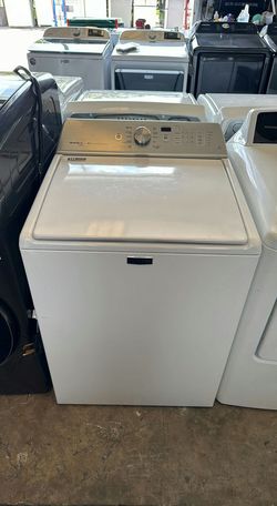 Maytag Top Load Washer - White, Good Condition, High Efficiency