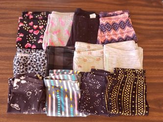 Girls leggings: Size- 7/8 & 8 $4ea. Or All for $25