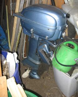 Evinrude 25hp Big Twin Outboard  1953
