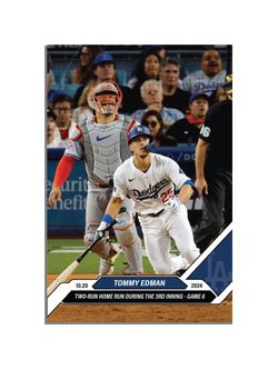 Dodger Baseball Card Wall Signs
