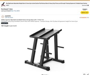 Heavy Duty dumbbell Rack and plate rack $50  or BO
