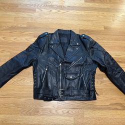 Hard Leather Jacket Harley L/XL