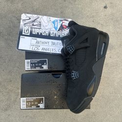 Air Jordan 4 Black Cat 11 12