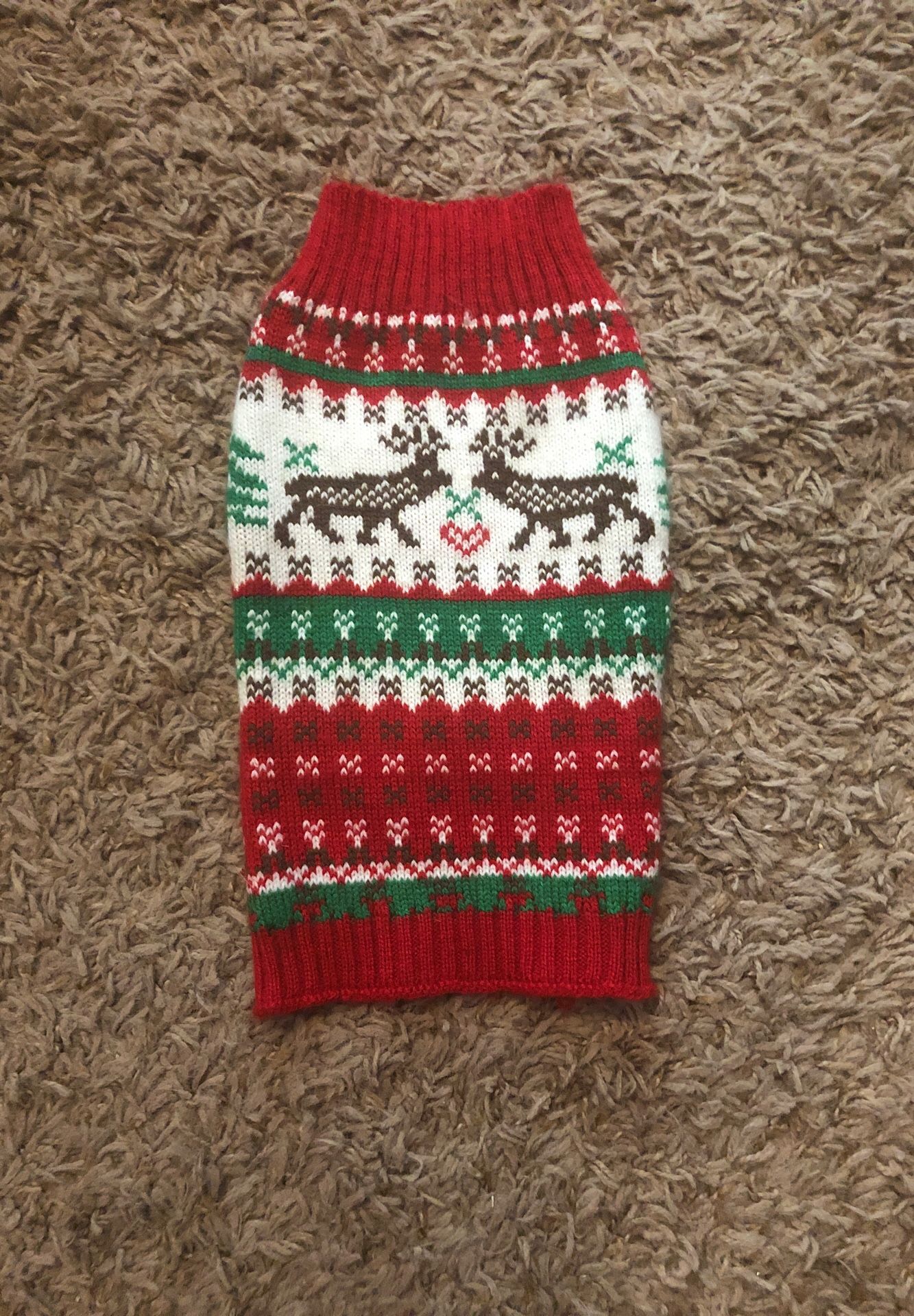 Cat or small dog Christmas sweater