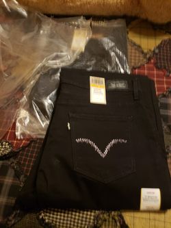 Brand New Black Denim Levi's