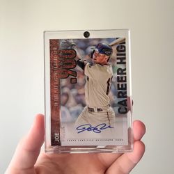 Signed Joe Panik Giants Card