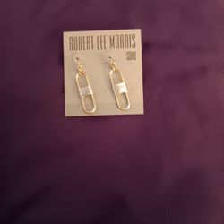 Robert Lee Morris Earrings. Nwt