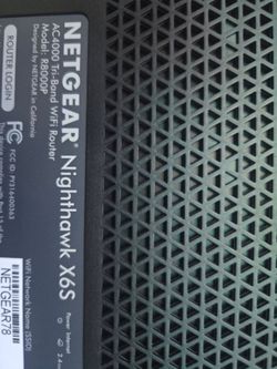 Netgear Router: Nighthawk X6S