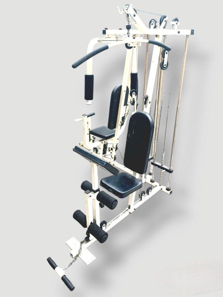 Workout Full Body Multi Station Corner Home Gym System
