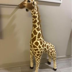 Large Plush Giraffe Kids Nursery Decor