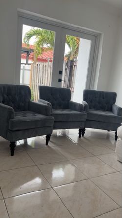 Chair blue silla azul