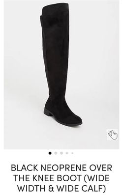 BLACK OVER THE KNEE BOOT
