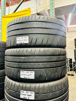 💰 Best deals are ca$h in person 2 USED TIRES 245/30ZR20 MICHELIN PILOT SPORTCUP2 245/30R20 ULTRA HIGH PERFORMANCE 245 30 20