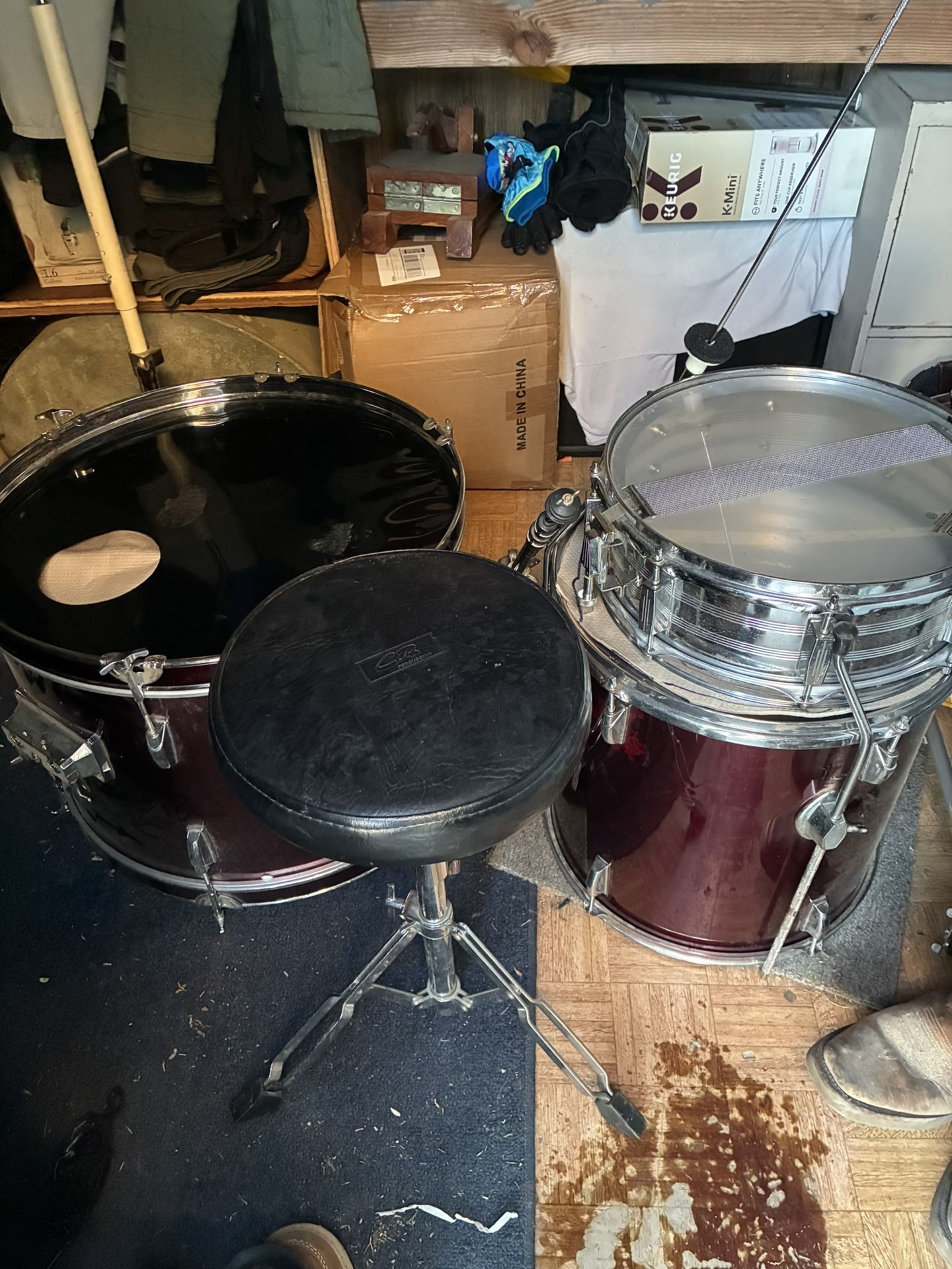 Best Choice Products Piece Full Size Complete Adult Drum Set w