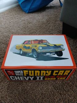 Amt SUPER BOSS Funny Car Chevy 2 427 Fuel Injected Drag Car