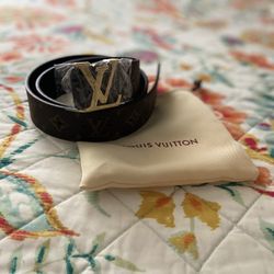 Brown Louis Vuitton LV Initiales Reversible - size 34 100cm 