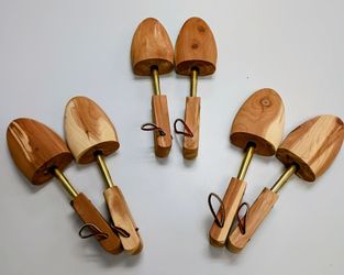 Lot of 3 pairs (Large) CEDAR Shoe Trees