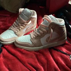 Mens Jordan 1 Legend Pink Mid 
