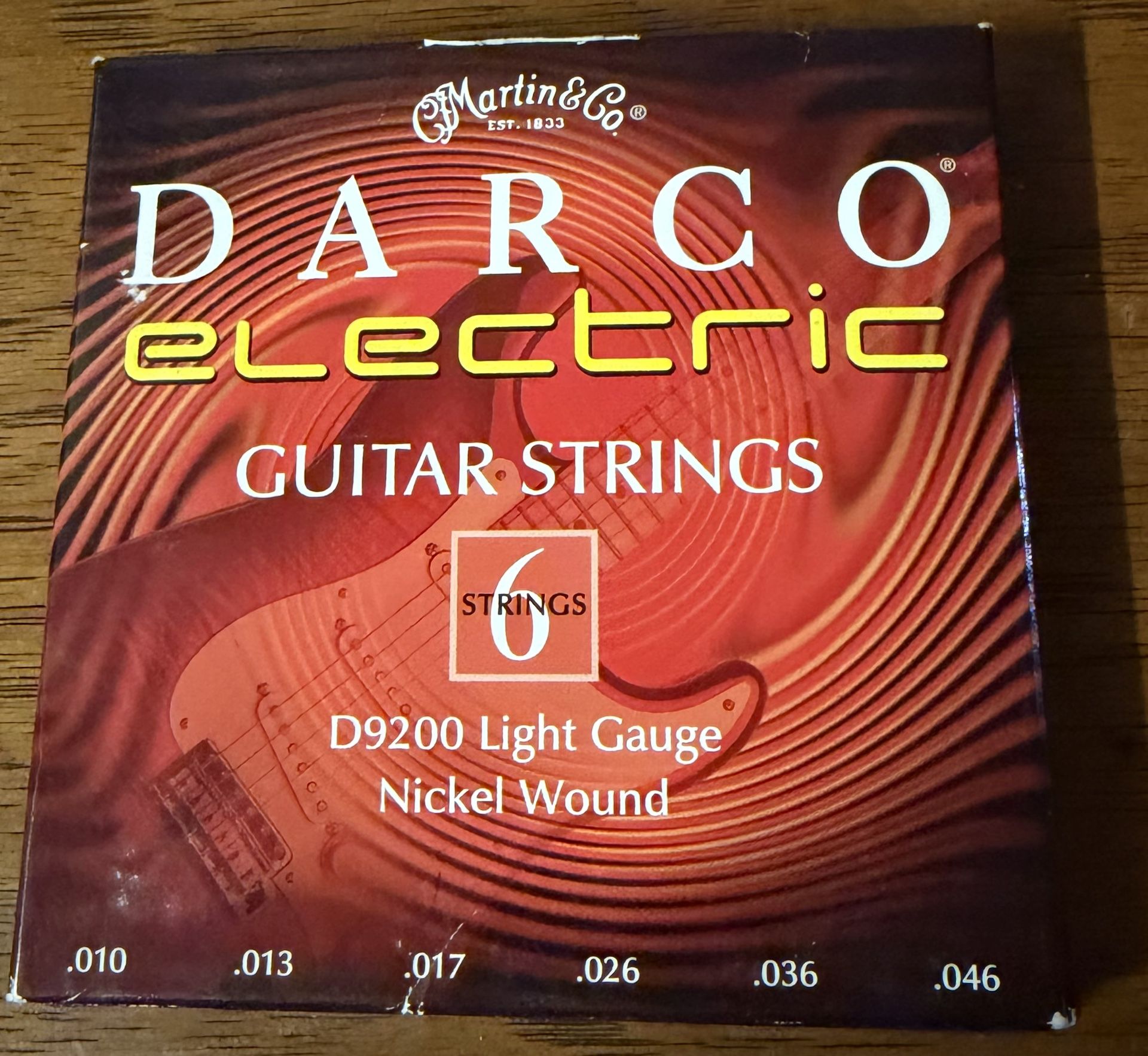 Martin & Co. Darco Electric Guitar Strings 6 String.