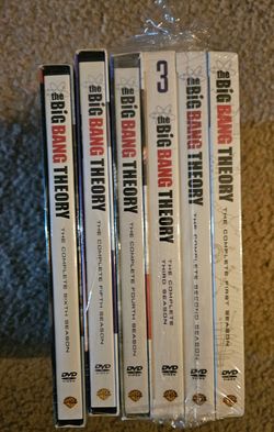 Big Bang theory Seasons 1-6 new
