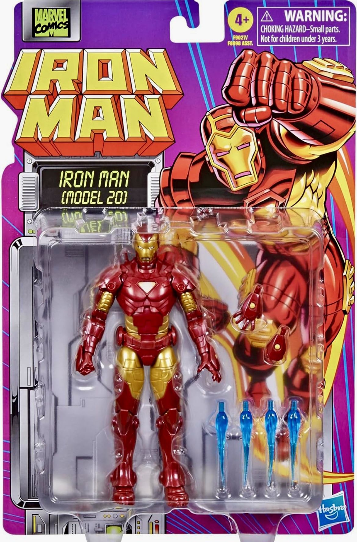 Marvel Legends IRON MAN RETRO WAVE Model 20 New!