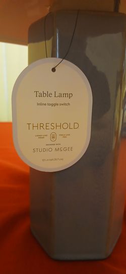 Ceramic Table Lamp Blue - Threshold™ designed with Studio McGee