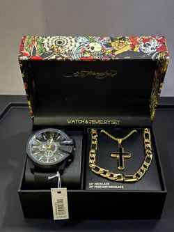 Men’s Ed Watch & Necklace