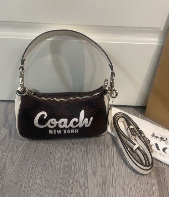 Coach Cy734 preppy style underarm bag