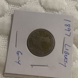 1887 liberty nickel
