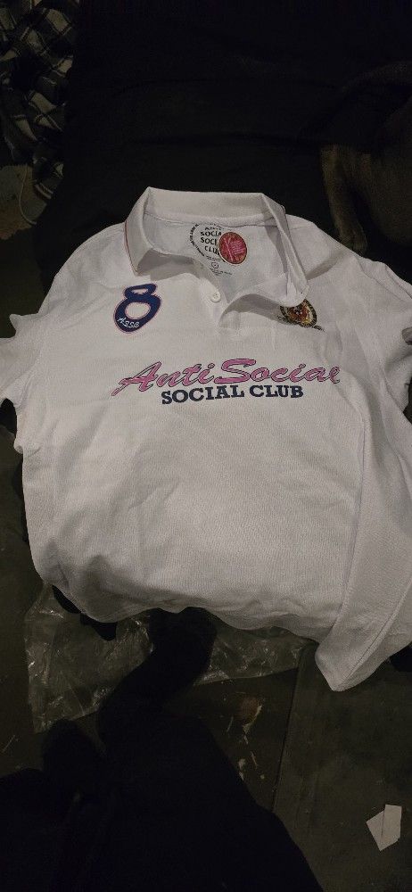 Anti Social Social Club Polo Shirt – Limited Edition “8” Jersey Style