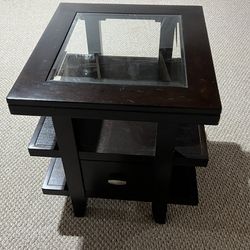 Ashley’s Solid Wood End Table