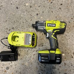 Ryobi One Plus 18v 1/2in Impact Wrench Kit 