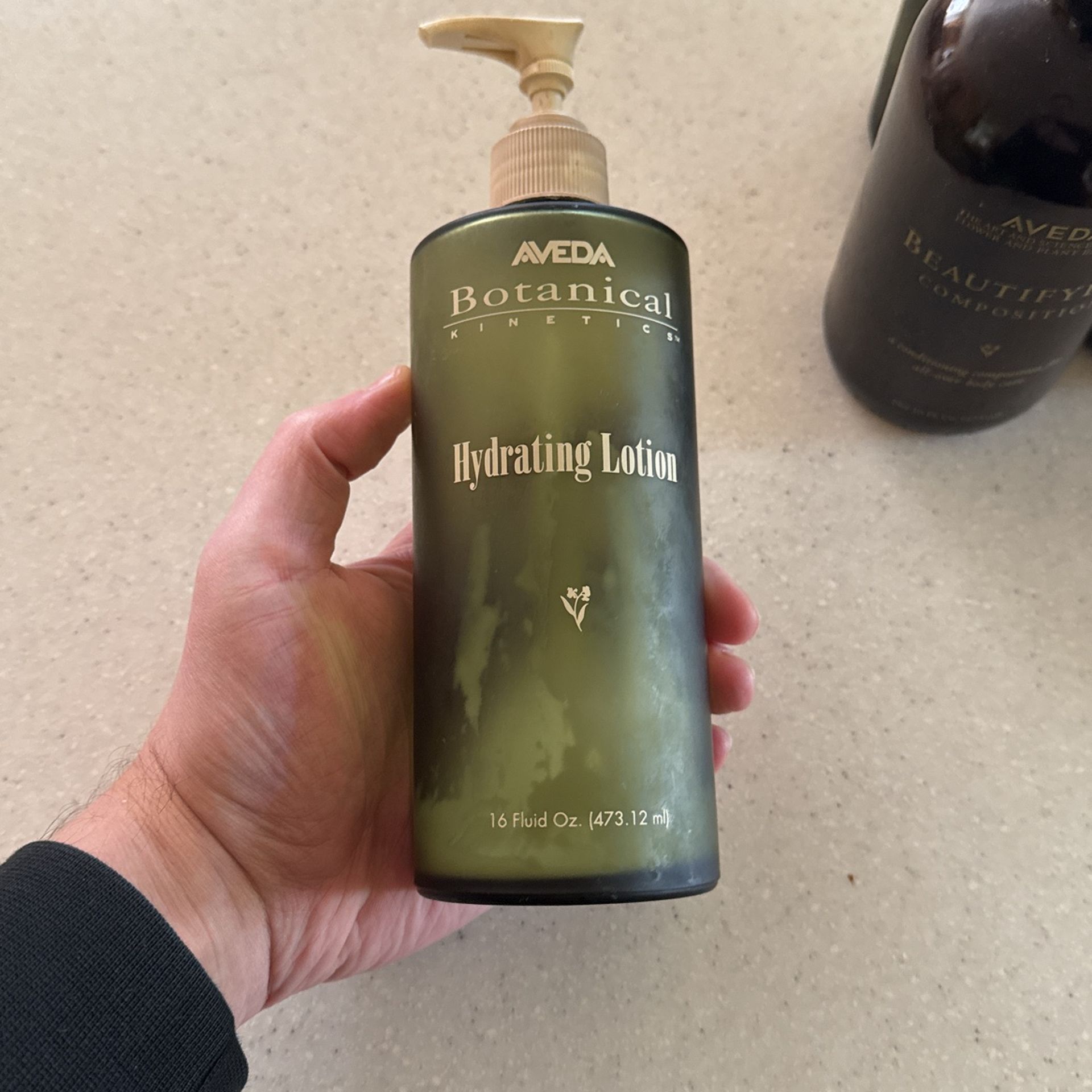 Lot of 7 Aveda Glass Bottles 